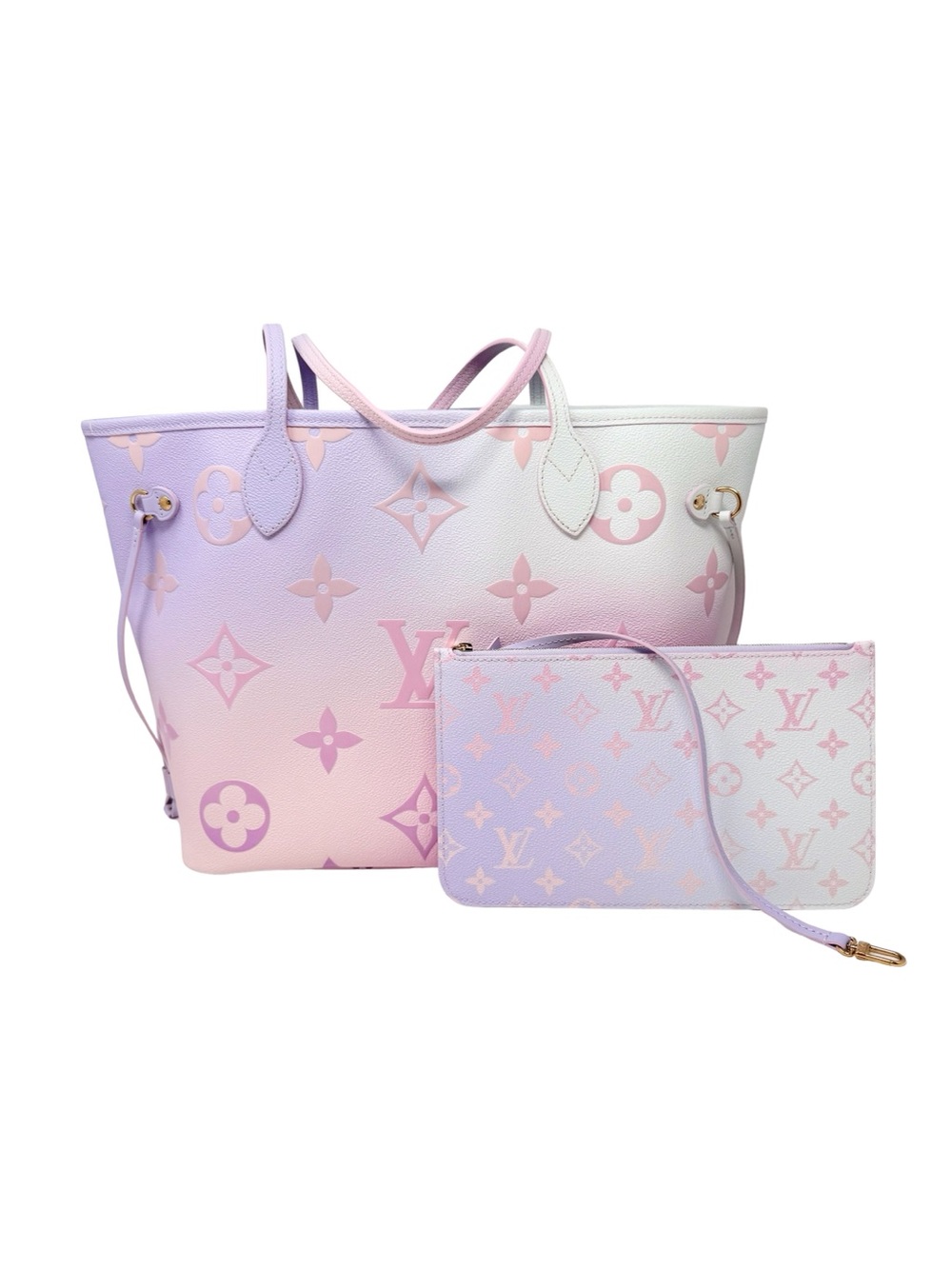 Louis Vuitton Sunrise Pastel Spring in the City Giant Monogram Neverfull MM